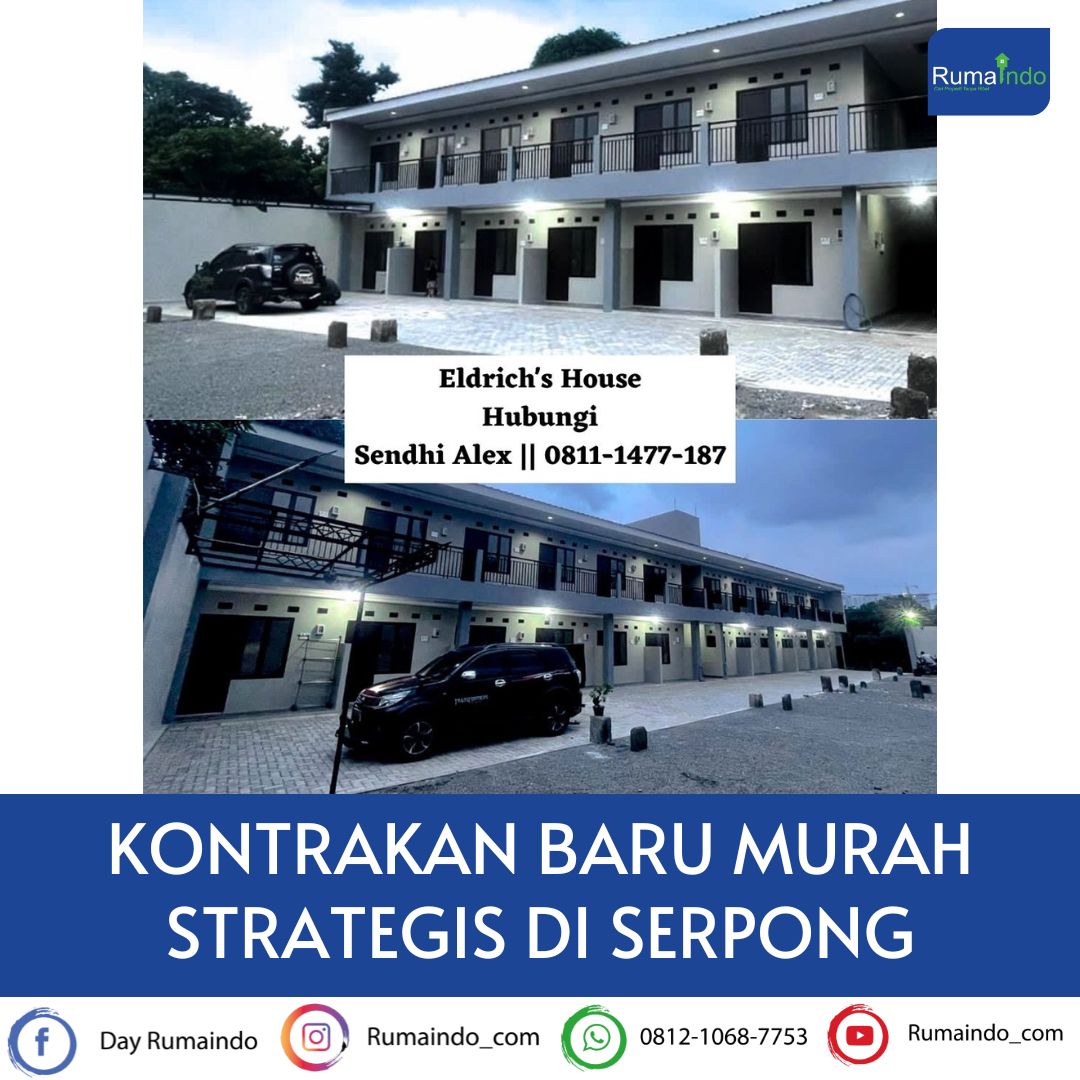 KONTRAKKAN BARU MURAH STRATEGIS DI SERPONG